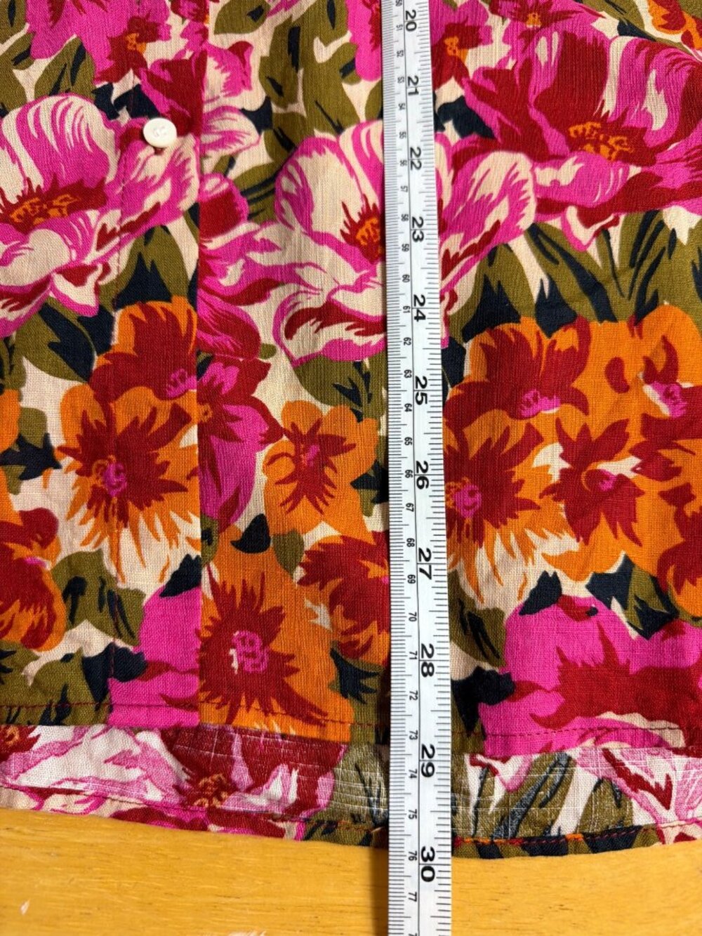 Sézane Max Floral Shirt Button Down Oversized Blouse Parisian Size 42 L - Picture 11 of 16